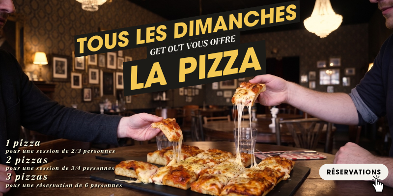 Pizza offerte le Dimanche