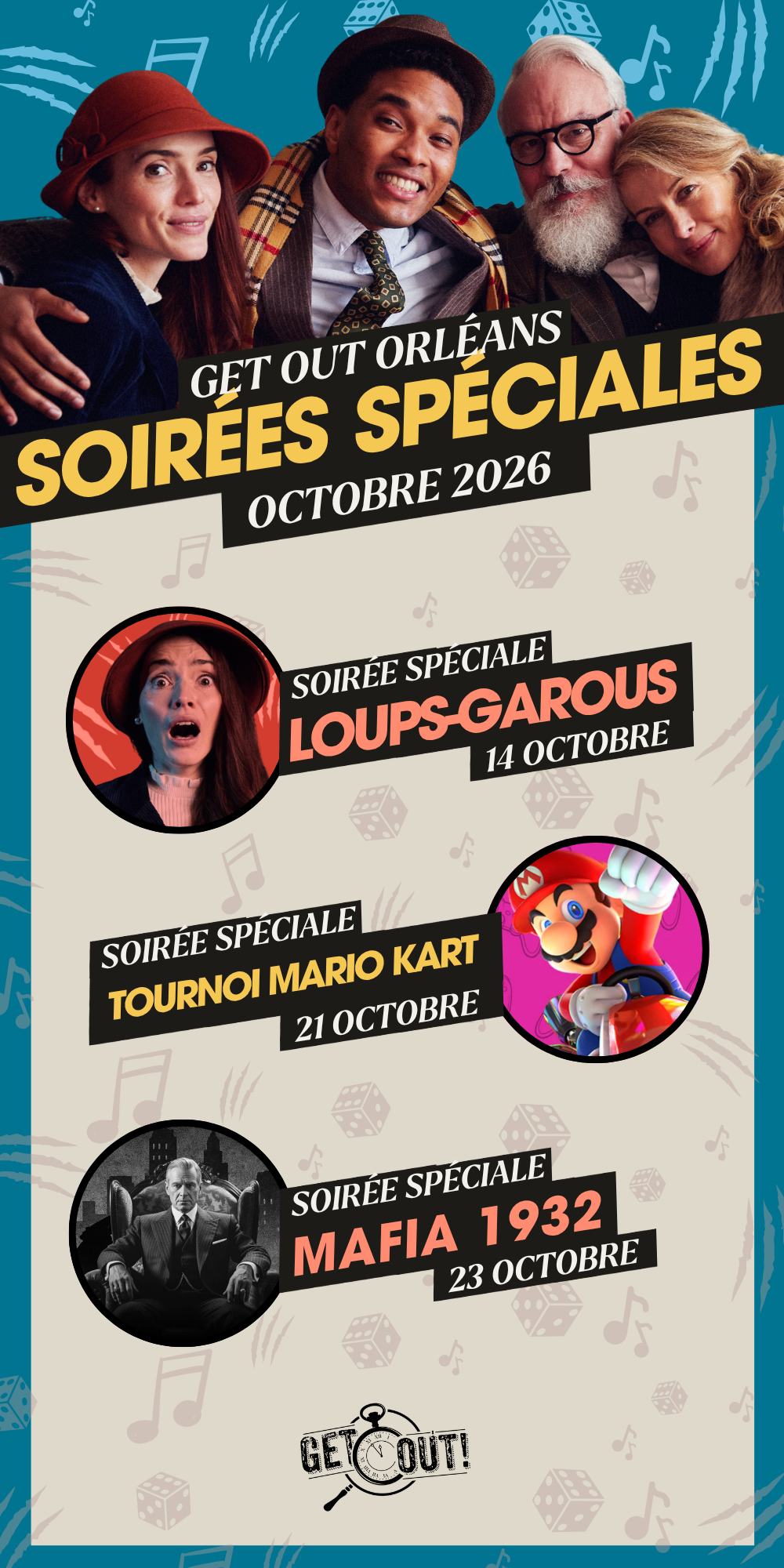 Soirées Spéciales – Octobre 2026